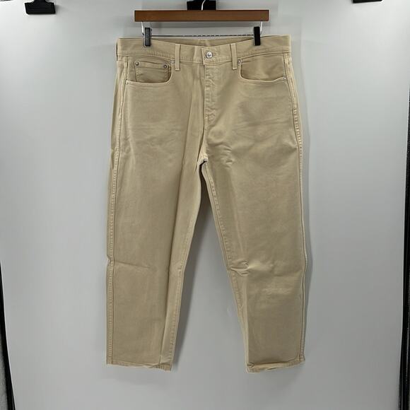 AYR Women's The Beat Drop Barrel Jeans - Straw Hat - 34 - New with tags - Picture 1 of 9